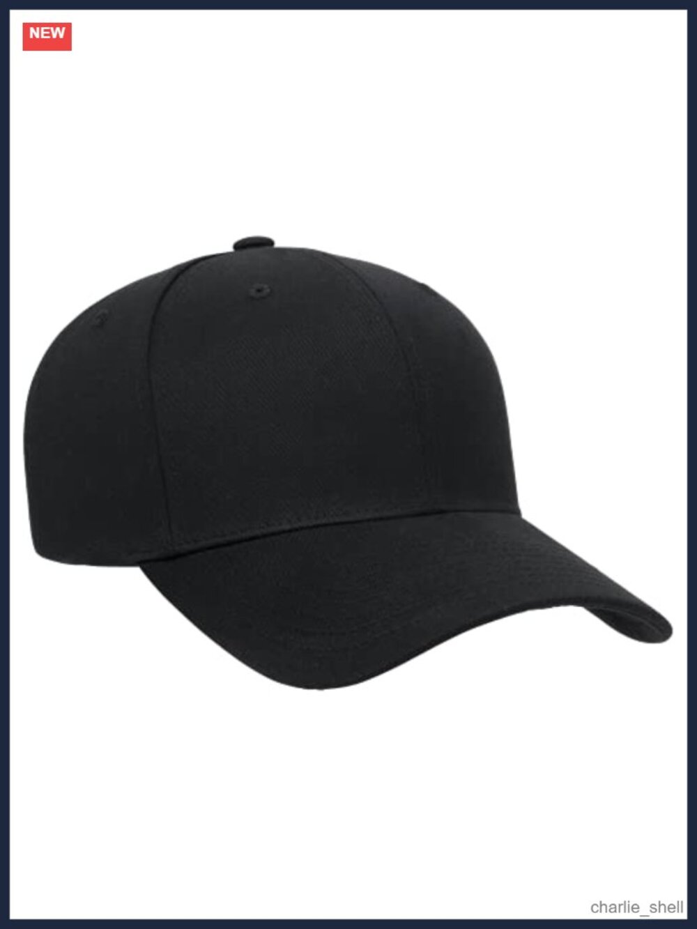 Retro Snapback Cap 6-Panel Structured Baseball Hat - Picture 5 of 6
